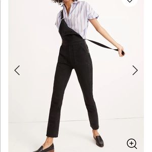 Skinny Overalls in Lunar Wash